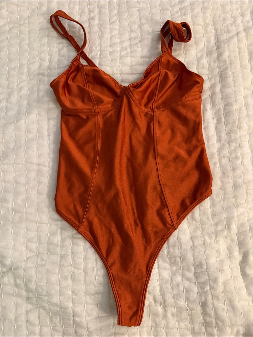 Urban Outfitters Rust Orange Bodysuit One-Piece